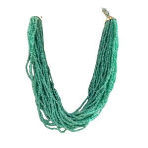 The Akra Mint Waterfall Multi-Strand Necklace