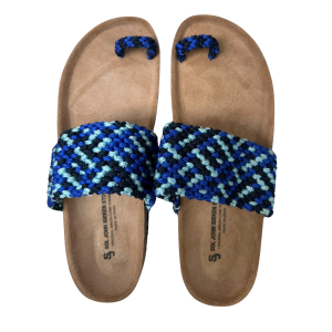 The Akra Sol Memor Artisan Sandal Blue