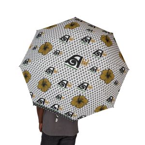 African Designed Umbrella White